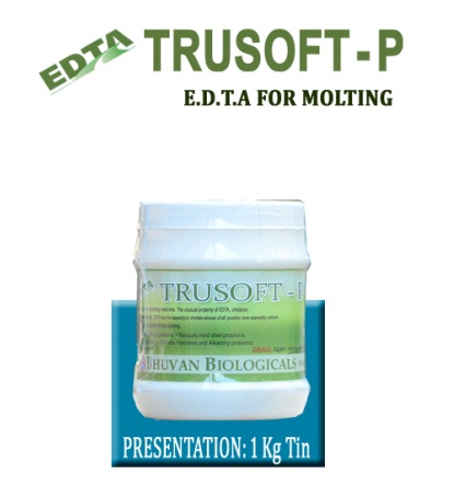 TRU मऊ - पी - एक चिलेटीन पदार्थ साठी Molting